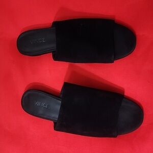 Vince Batley 2 Black Sandal Comfortable Slip-On Shoes